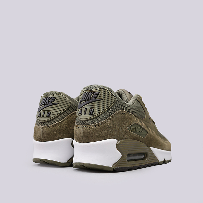 мужские зеленые кроссовки Nike Air Max 90 Essential 537384-201 - цена, описание, фото 4
